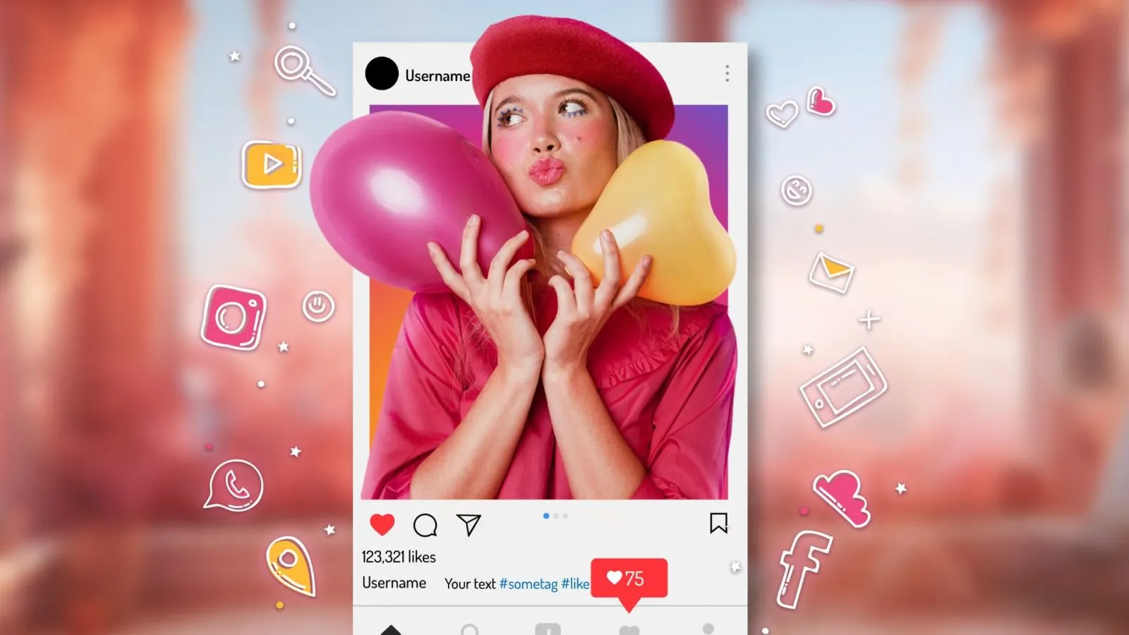 Як підписати фото в Instagram